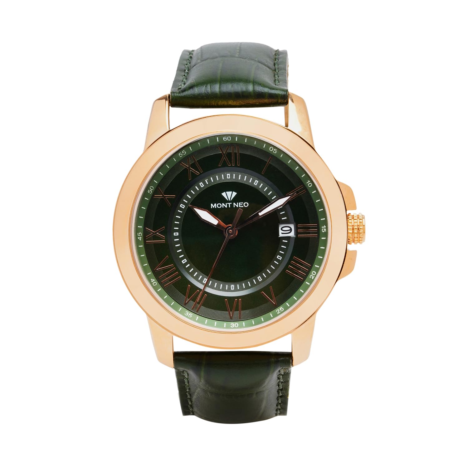 Mont Neo Stylish Green Analog Male Stainless Steel Watch 8002E-L3314 (B0CHVSYWYR) Amazon Price History, Amazon Price Tracker