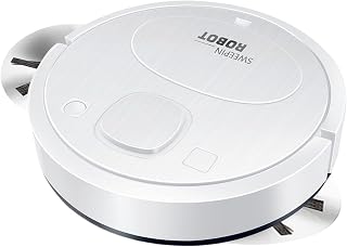Robot delgado para aspiradora doméstica, barredora de cepillo de doble cara, eliminación eficiente de polvo y vello (normal)