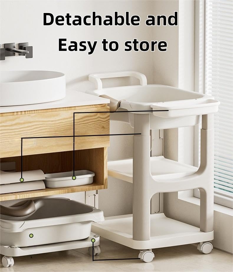 Portable Hair Washing Basin for Bedridden - Shampoo Bowl Basin at Home for the Elderly, Portable Hair Washing Station for Pregnant Women, Kids, Disabled, Injured, Seniors and Disabled Patients in Bed