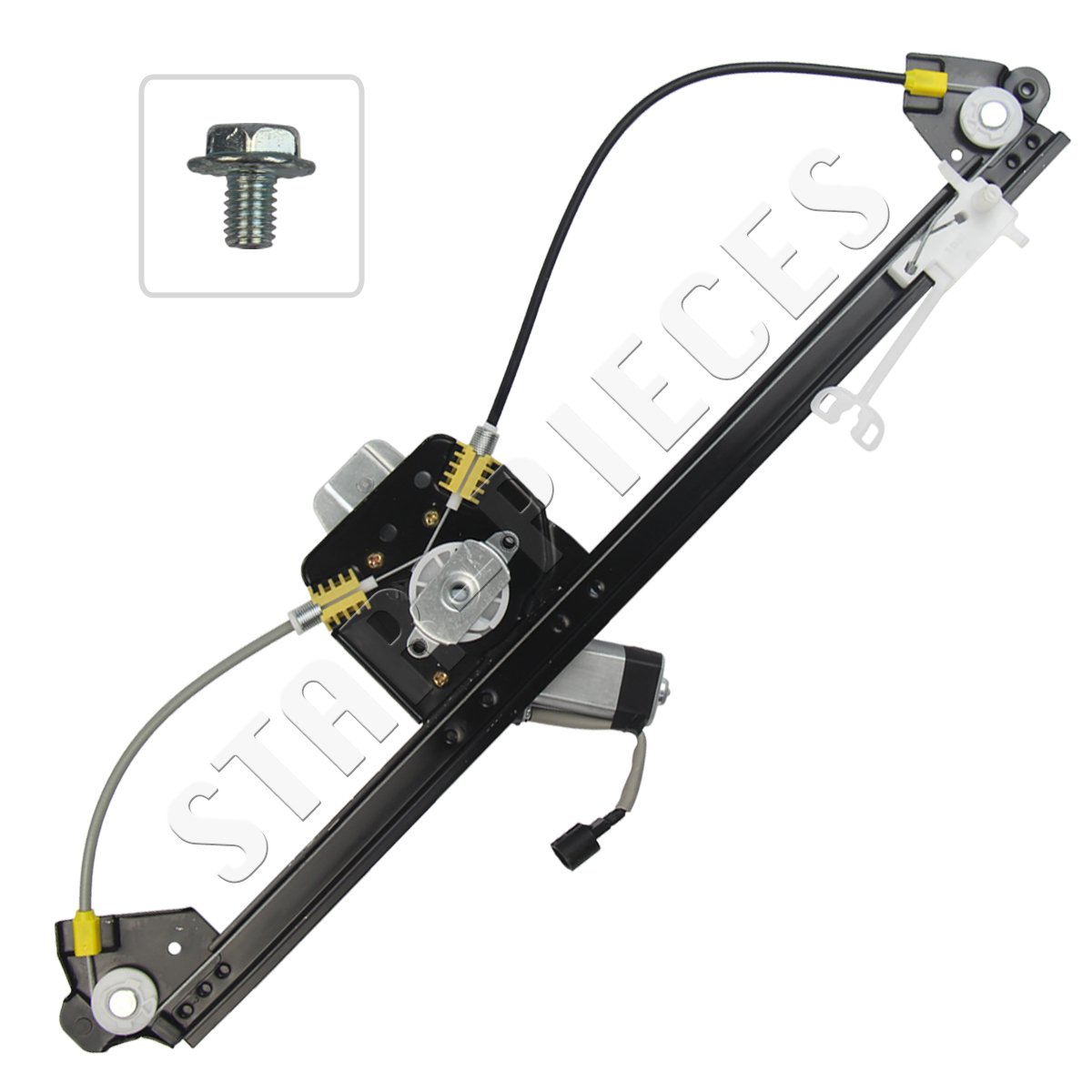 STARKIT PERFORMANCE Alzacristallo compatibile per Trafic 2, Vivaro e Nissan Primastar (2001-2014) CON MOTORINO. ALZAVETRO ANTERIORE SINISTRO (guida) 7700311820, 91165704
