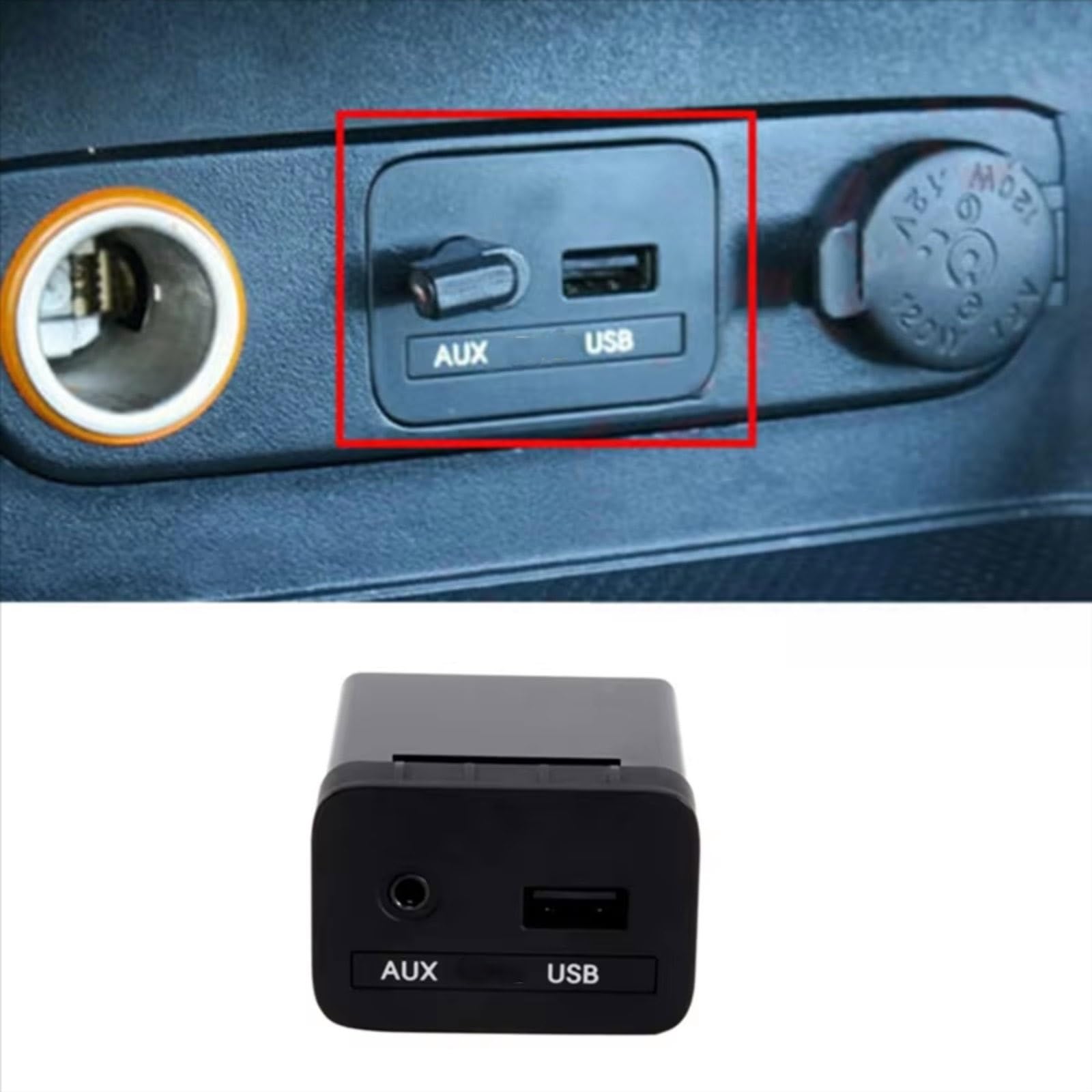 USB-AUX-Buchse für Auto Kompatibel Mit Kia Für Sportage R 2011 2012 2013 Auto-AUX-Anschluss USB-Schnittstelle Adapter Lesegerät Jack Assy Ersatz 96110-3W500