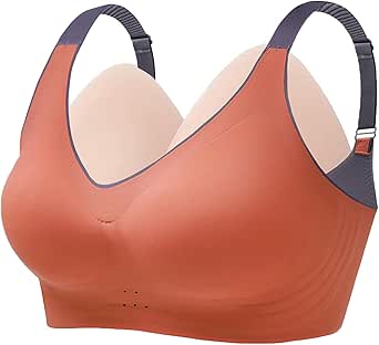 SOFTMARY 2 in 1 Silicone Breast Forms Pocket Bra Fake Boobs Fake