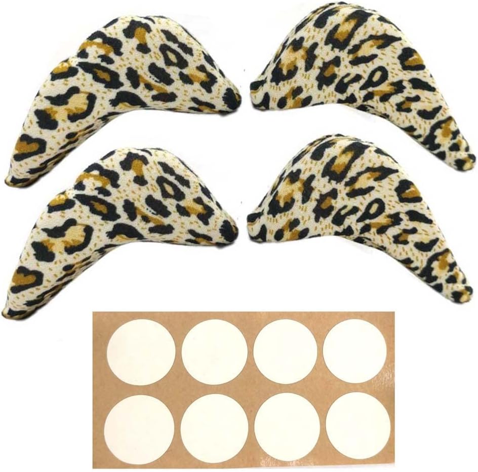 Shoe Fillers Sizers Fitters Inserts Shoesizers for Shoes That are Too Big for Men and Women - High Heels, Flats, Dress Shoes (Leopard)