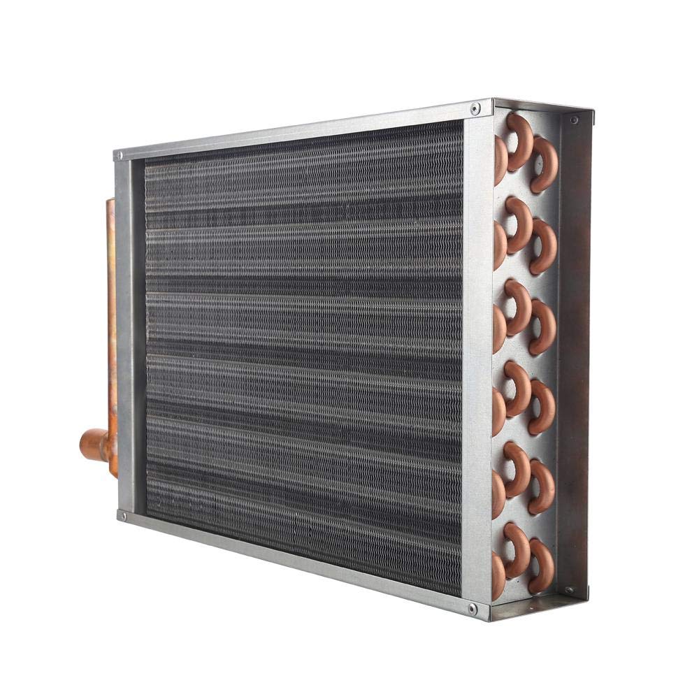 Water to Air Heat Exchanger 12x15-36x36 with Copper Ports for Outdoor Wood  Furnaces, Residential Heating and Cooling, and Forced Air Heating (12x12) -  Amazon.com