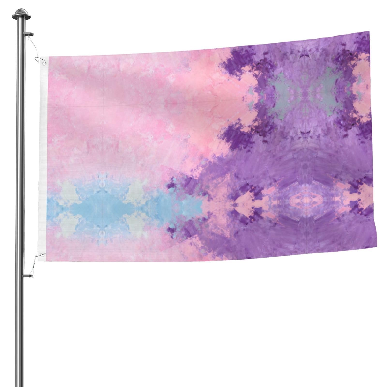 Drapeau extérieur rose anti-décoloration pour en finir avec la déco ternie