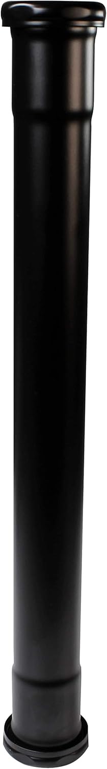 Westbrass A42316-62 1-1/2" x 16" Double Ended Slip-Joint Extension Tube, Matte Black