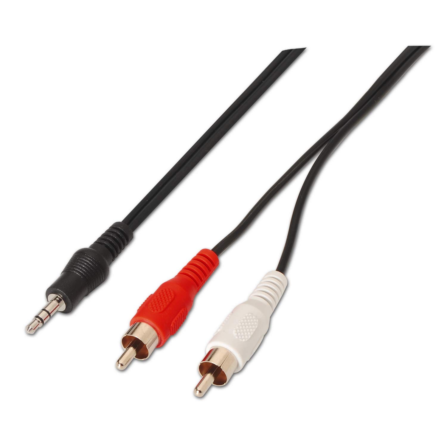 Aisens Schwarz A128 – 0148 – Audio Stereo Kabel (Jack 3.5, 3 M)