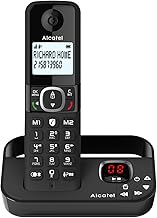Alcatel F860 Voice Cordless Phone with answering machine - Landline Home Phones - Call Blocking Telephones