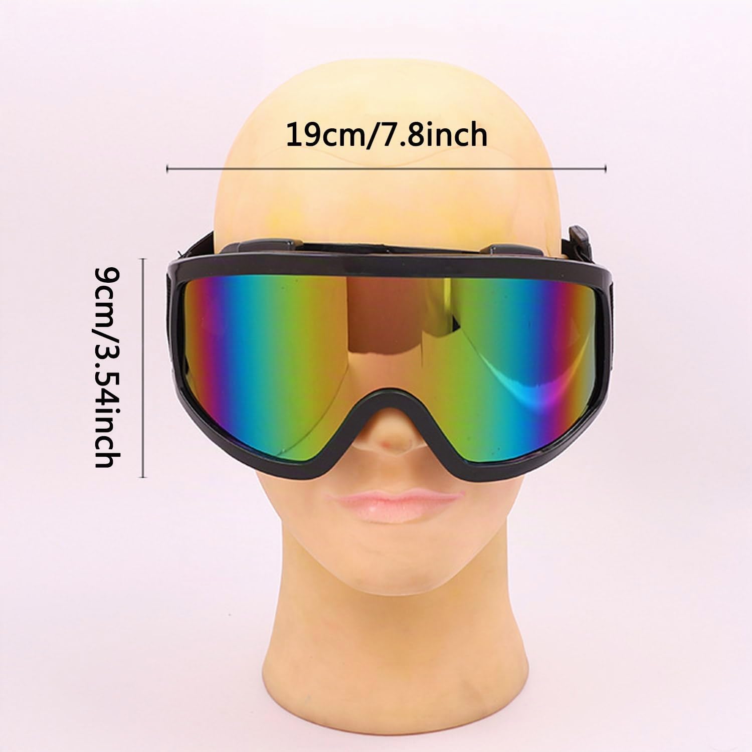 Lunettes de ski, de snowboard, de ski, anti-buée, de protection UV, pour activités de plein air, ski, cyclisme, snowboard, randonnée, protection des yeux, unisexe