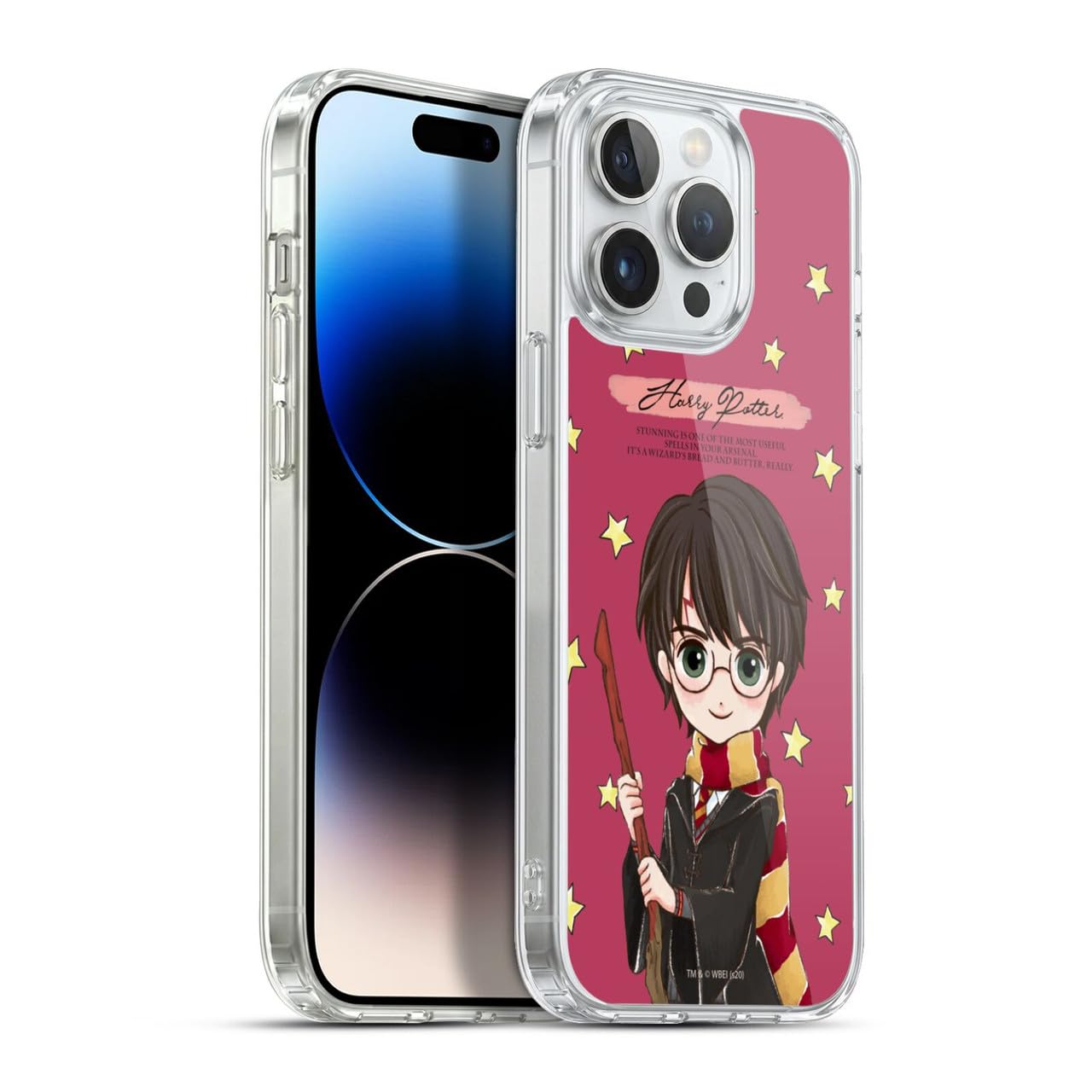 Head Case Designs Licenciado Oficialmente Harry Potter Patrón Luna Reliquias de la Muerte XXXVII Caso Funda de Gel Suave Compatible con Apple iPhone 12 / iPhone 12 Pro — view 88