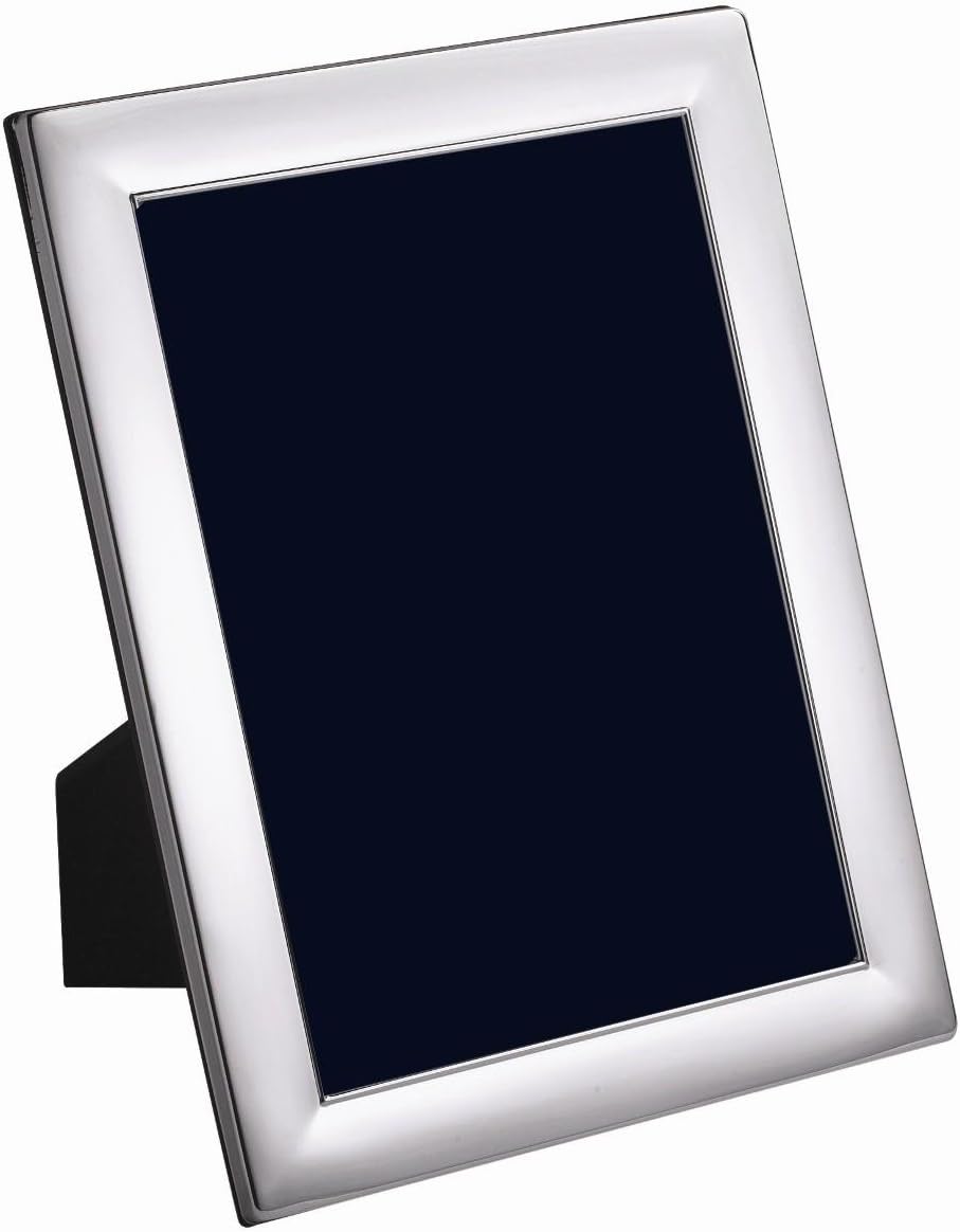 Carrs Silver Plated Plain Design Photo Frame - 8x6"