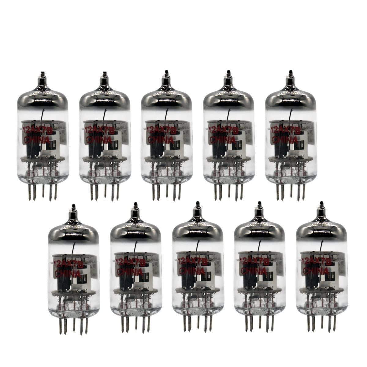 12AX7B ECC83 Röhrenvorverstärker, Gitarrenverstärker, ersetzt EH 12AX7-T 12AX7-S Mullard (Farbe: 10 Stück getestet)