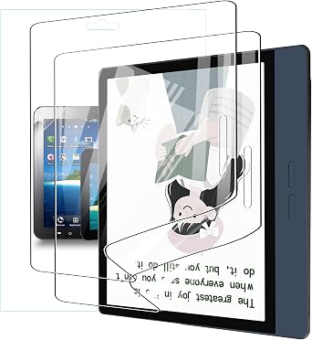 KZIOACSH 2 Pack Screen Protector for Bigme B7 Color ePaper Tablet 7 Inch, Ultra Slim HD Clarity Touch Sensitive Scratch-Resistant Shatterproof Bubble Free PET Screen Guard
