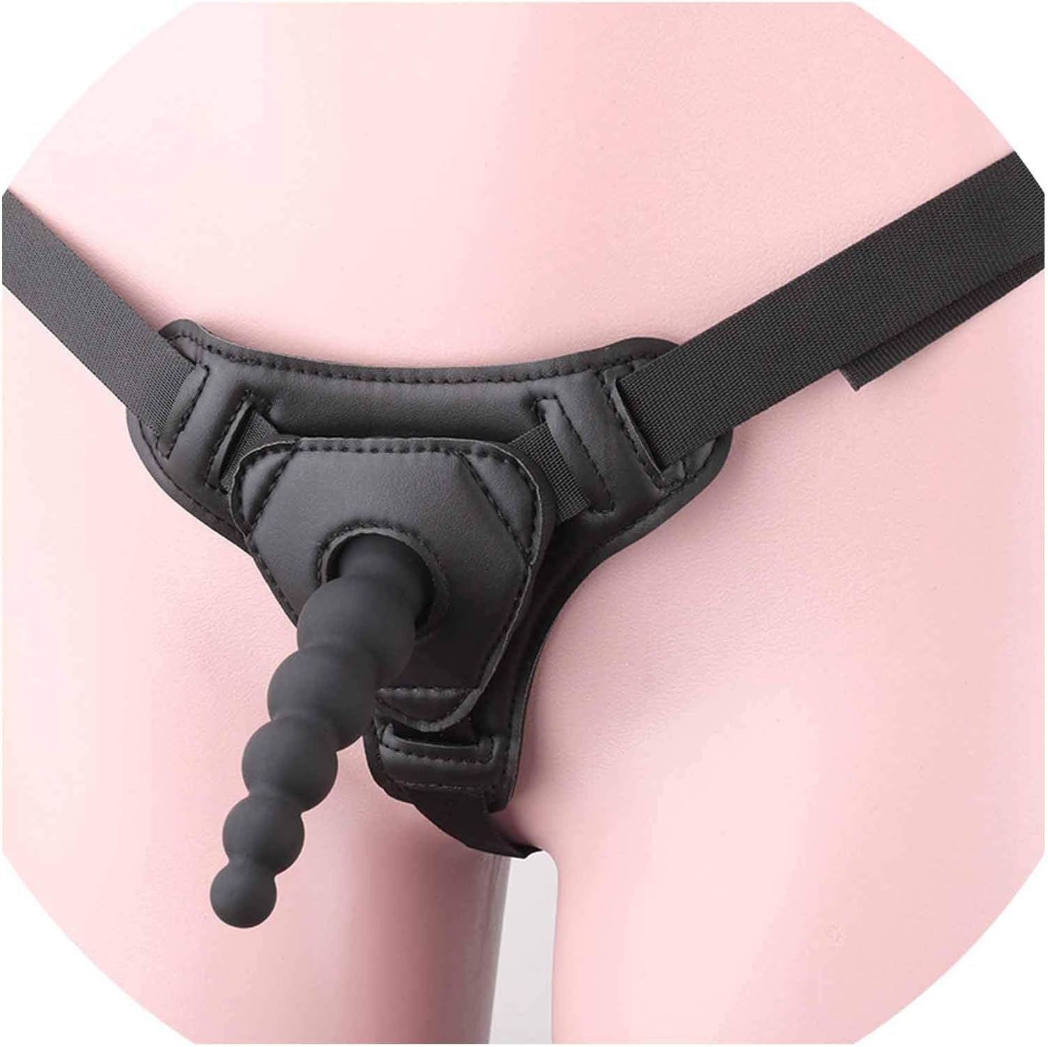 Silicone Small Cup Strap On for Men Women Beads Blockage Panties for Lesbian