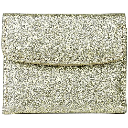 Julia Buxton Sparkle Vegan Leather Mini Trifold