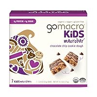 Vista 6 de GoMacro Kids MacroBar - Barras veganas orgánicas – Brownie de chocolate doble (barras de 0.90 onzas, 7 unidades)