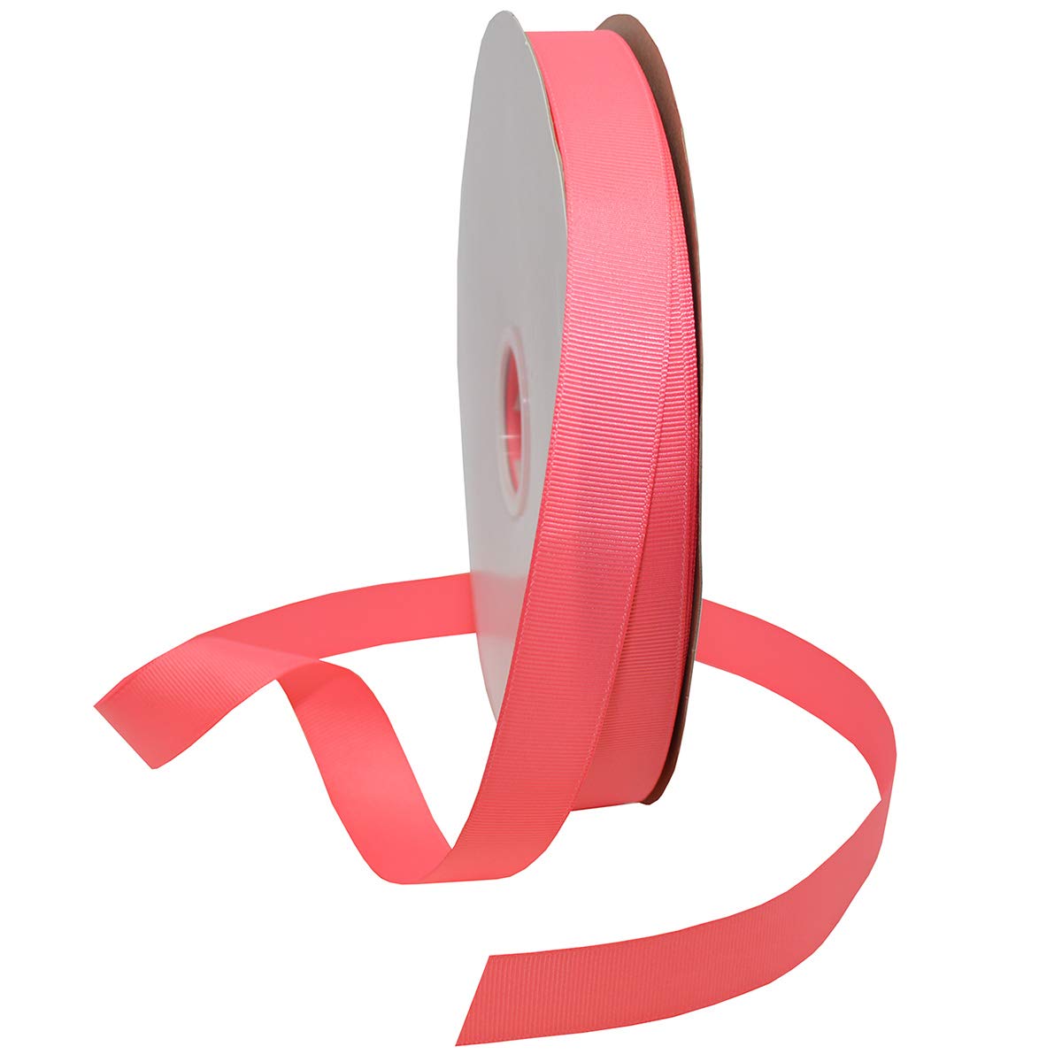 Ruban gros-grain Rose corail Morex Ribbon pour loisirs créatifs