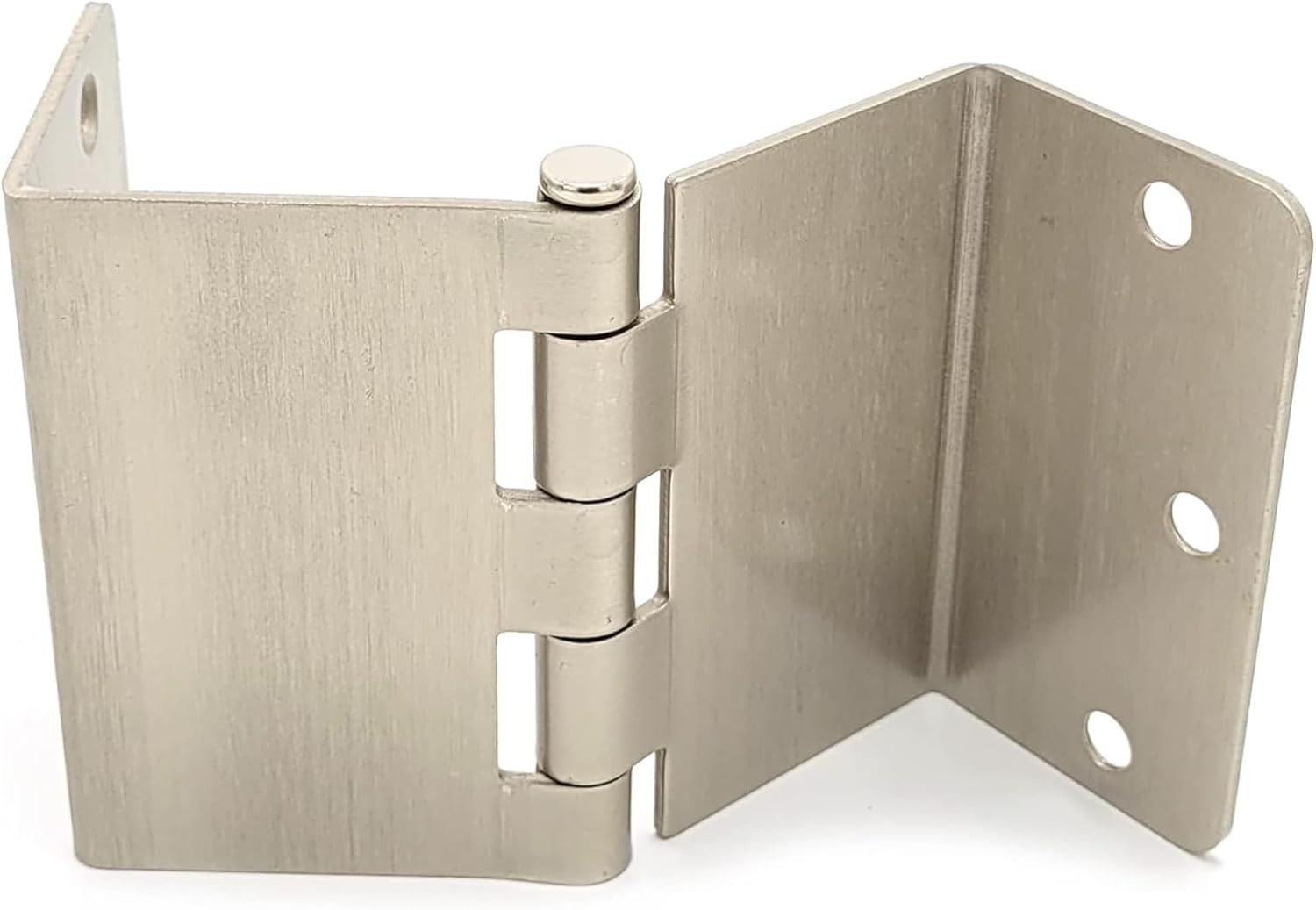 Generic 3.5 inch Swing Clear Offset Door Hinge, 3-Pack (14 inch Radius, Brushed Nickel), T2895