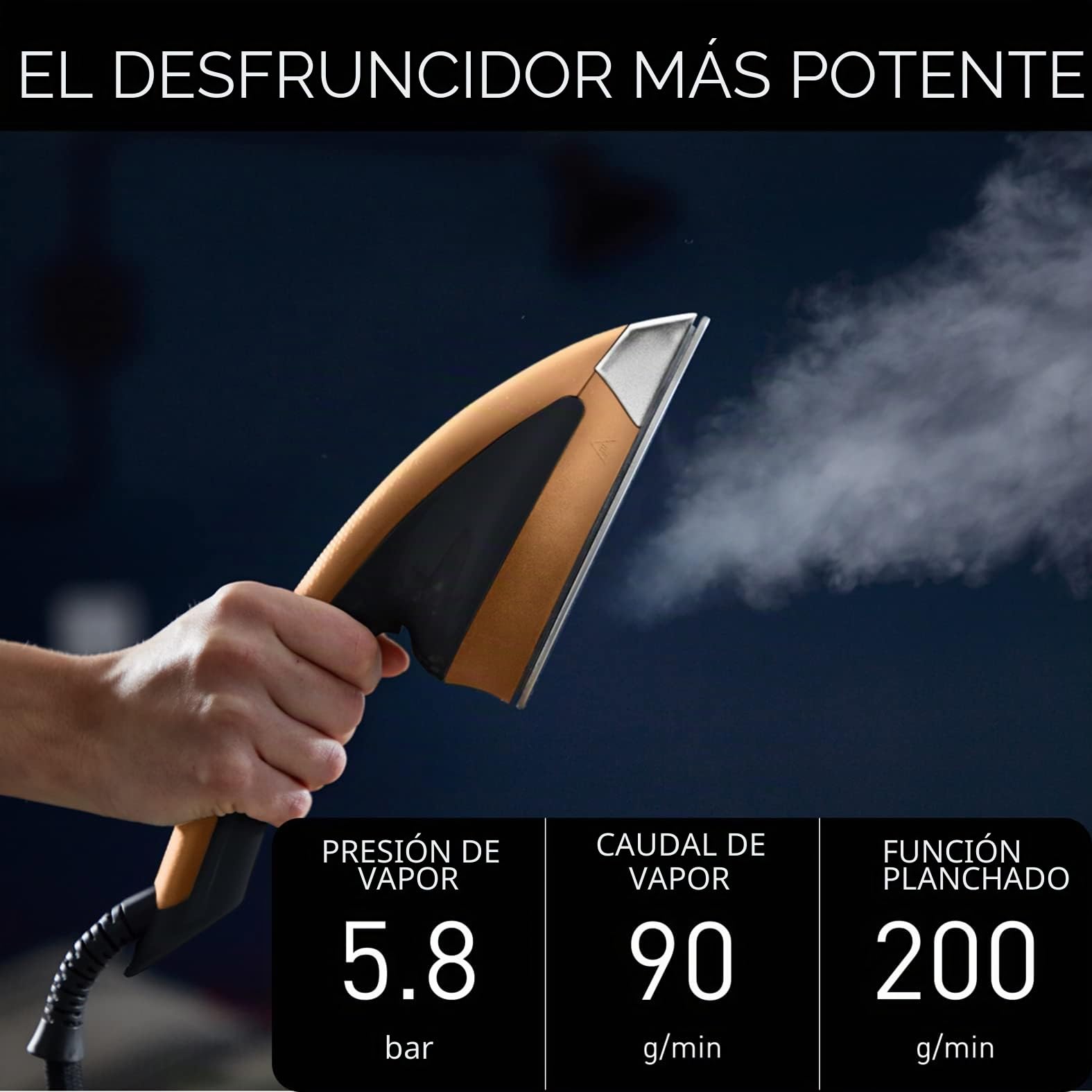 Calor Ixeo Power solución de enderezamiento Smartboard, 2170 W, 3 posiciones, 5,8 bares presión vapor QT2020C0