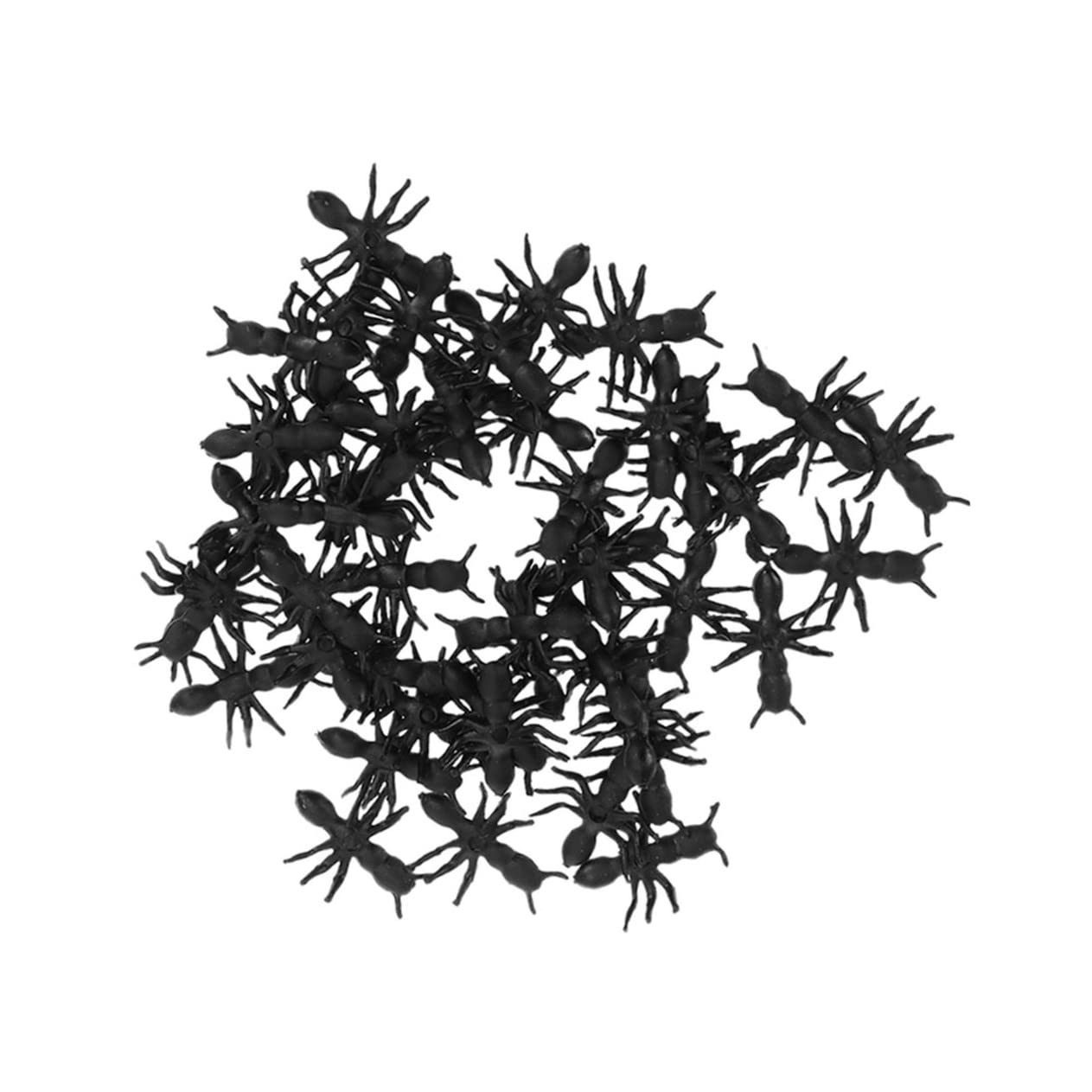 200 Hormigas De Plástico Simuladas – Réplicas Realistas Para Bromas Y Decoración De Halloween, Juguetes De Plástico Para Fiestas De Miedo