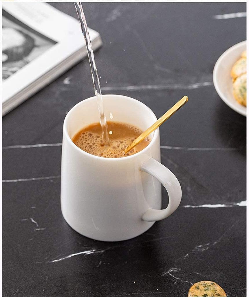 Milk Frother Cup Milk jug decor White Creative Personality Ceramic Coffee Cup Men And Women Milk Cup Breakfast Cup Simple Microwave Oven mini Milk jug