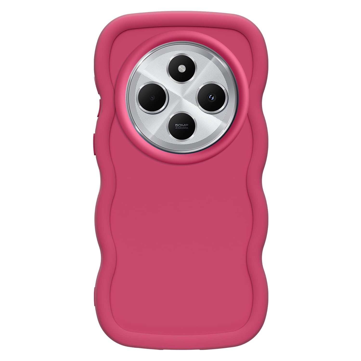 Custodia In Silicone Per Xiaomi Redmi 14C / POCO C75 Con Vetro Protettivo Incluso - PIXFAB