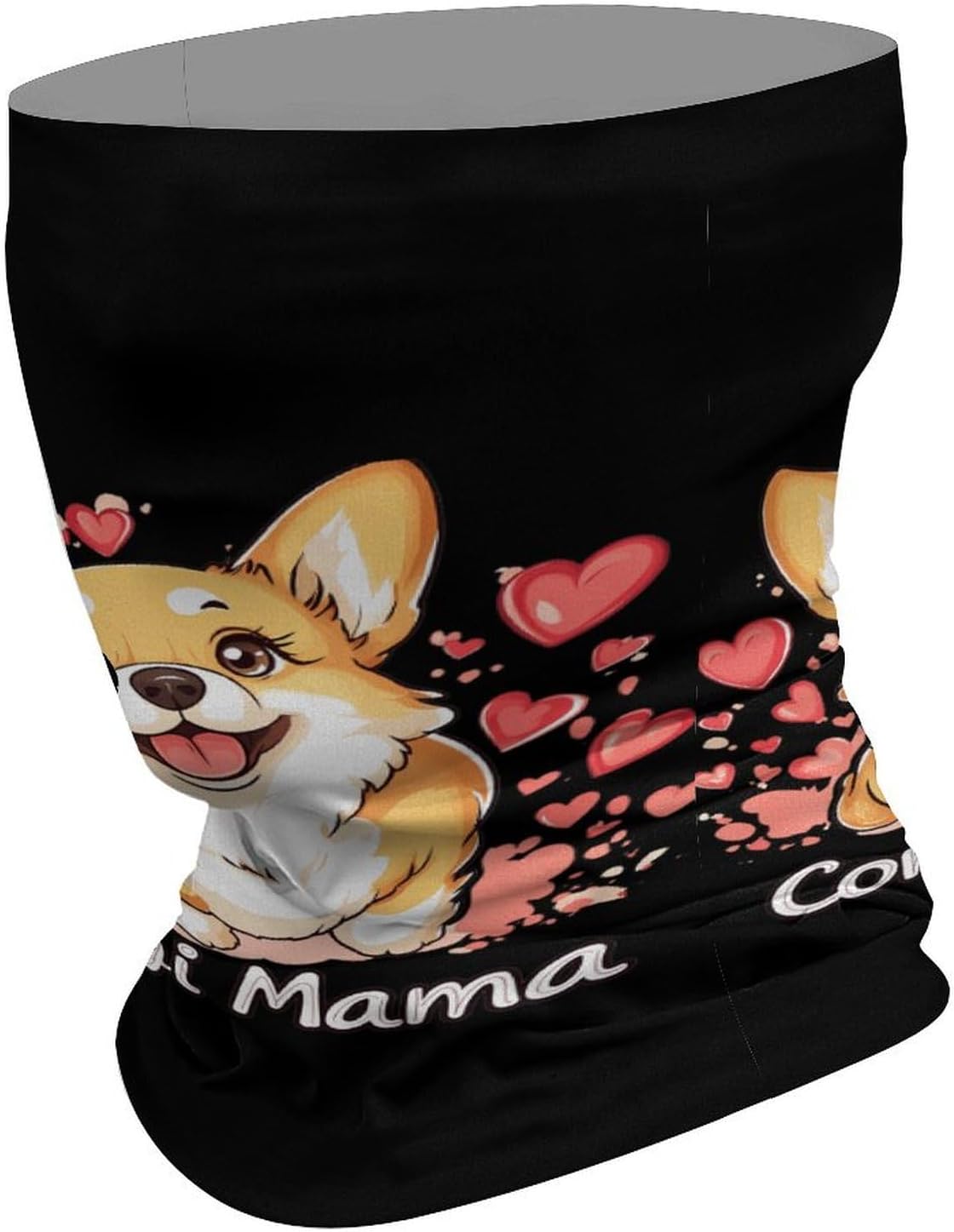 Corgi Mama Mom Face Cover Neck Gaiters for Men Women Sun Protection Mask Scarf Hiking Bandana