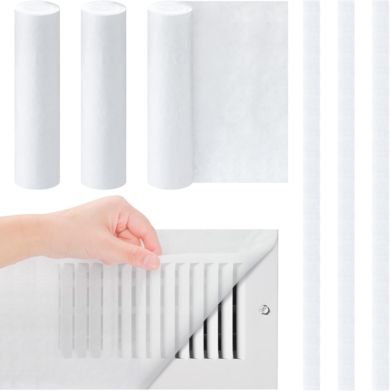 3 Set Complete Air Vent Filters Kit 98 x 20 for Home Electrostatic