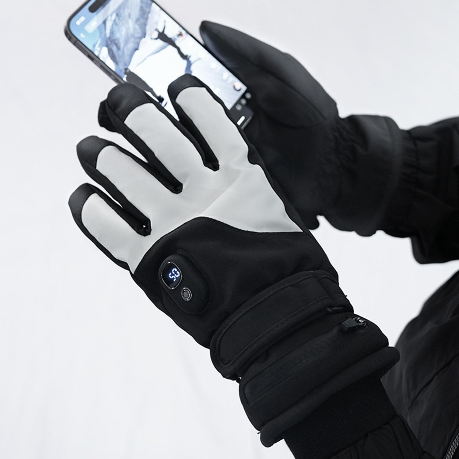 SIXRUN Calefactables, Eléctricos Recargables por USB para Calentar Manos con Opciones de Calefacción Flexibles para Actividades de Invierno Al Aire