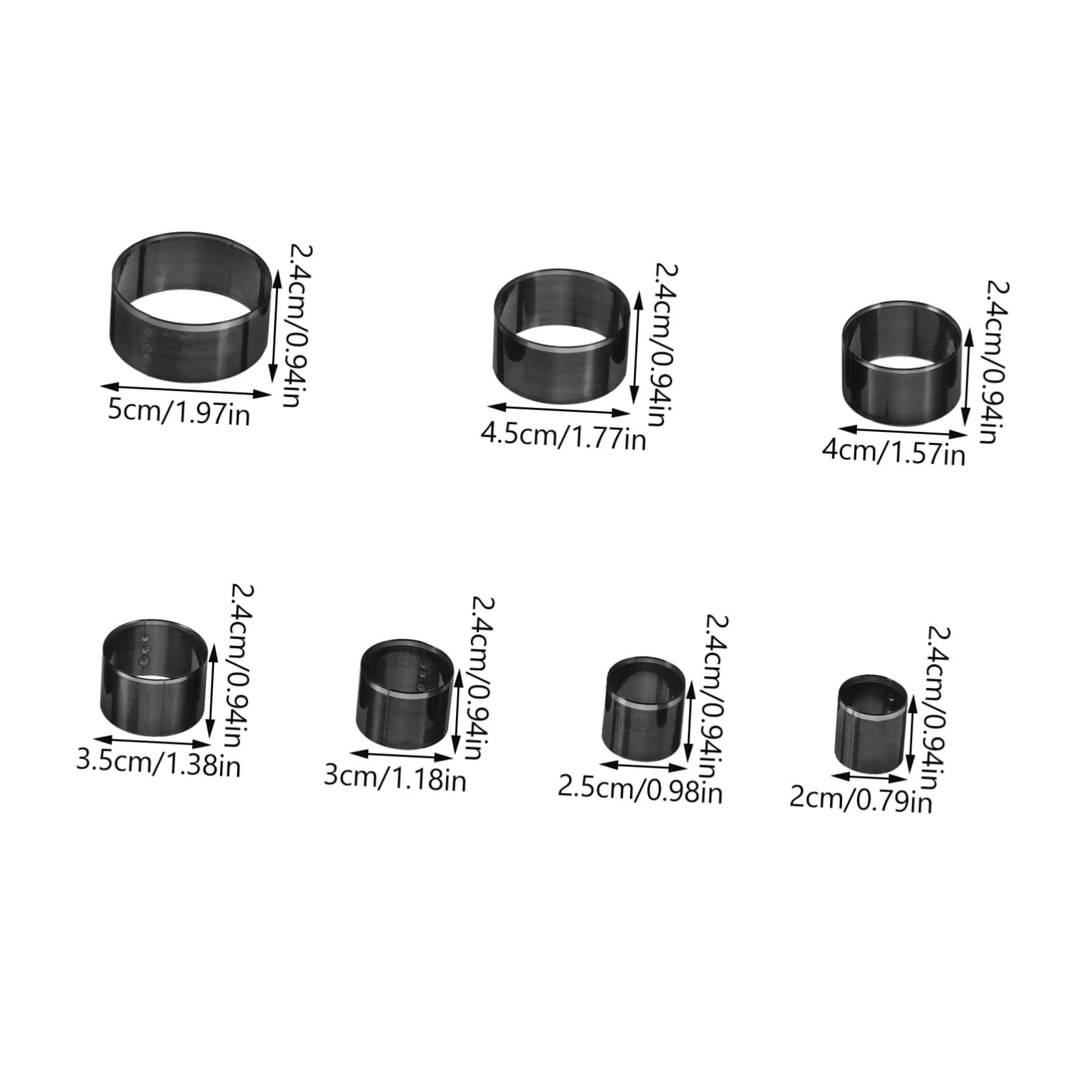 LIFKOME 7Pcs Leather Punch Circular Punching Tools for Crafts Durable Leatherworking Kit for Easy Use and Versatile Leather Projects