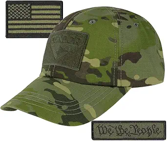 We The People & USA Tactical Patch with Condor Operator Cap Bundle