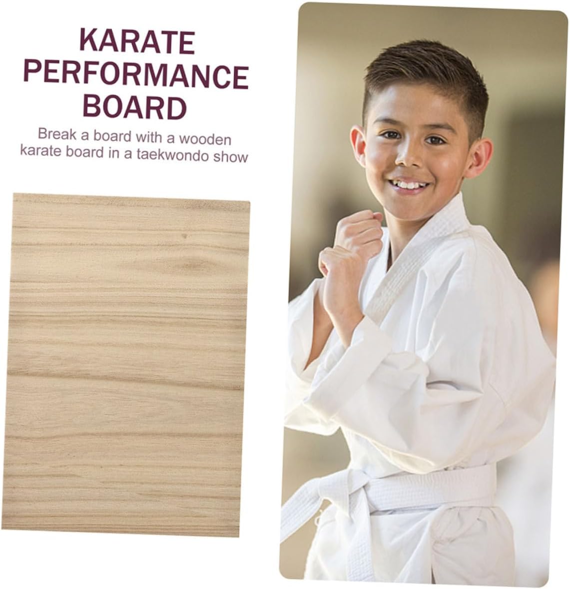 20pcs Taekwondo Performance Boards Breaking Boards for Boys and Girls Non-Toxic Odorless