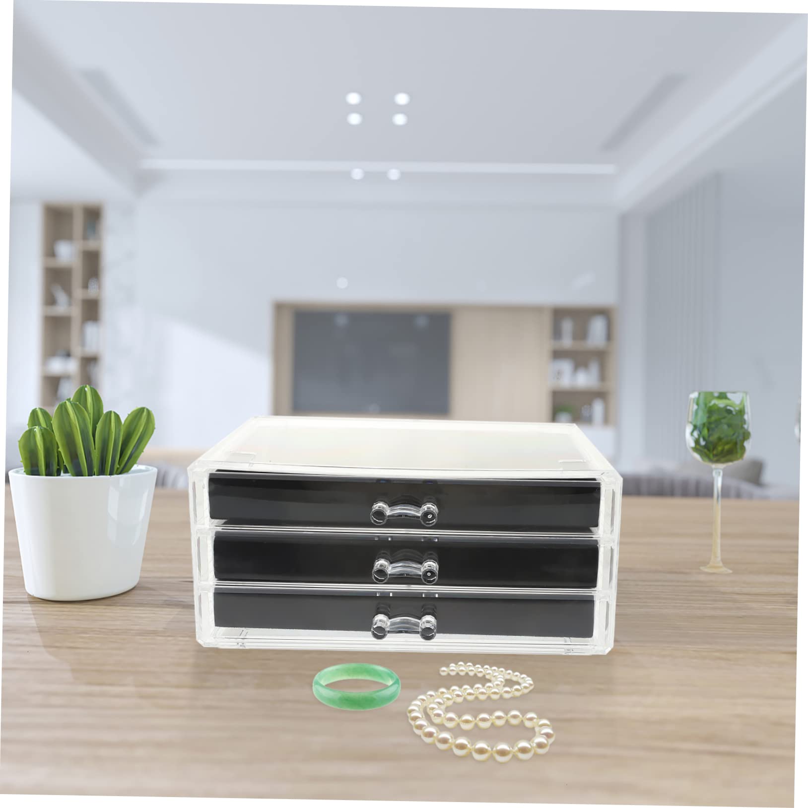Abaodam Scatola Portaoggetti Per Orecchini Contenitore Per Gioielli Organizer Da Viaggio A 3 Strati Custodia Per Orecchini Custodia Per Collane Organizer Per Trucco
