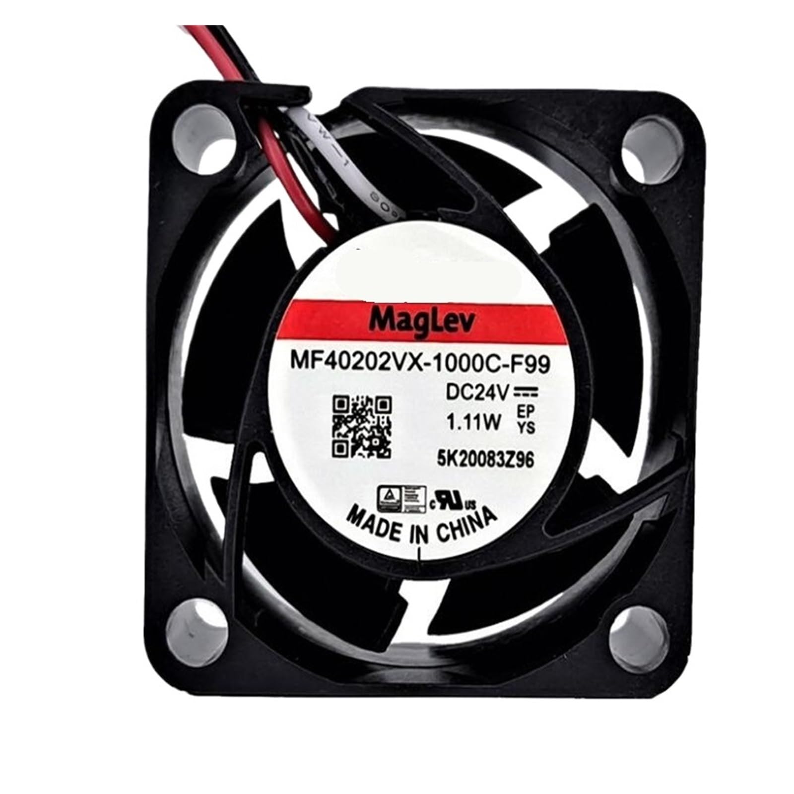 YMUGUEGH Mf40202vx-1000c-f99 24v 1.11w 4020 three-wire cooling fan