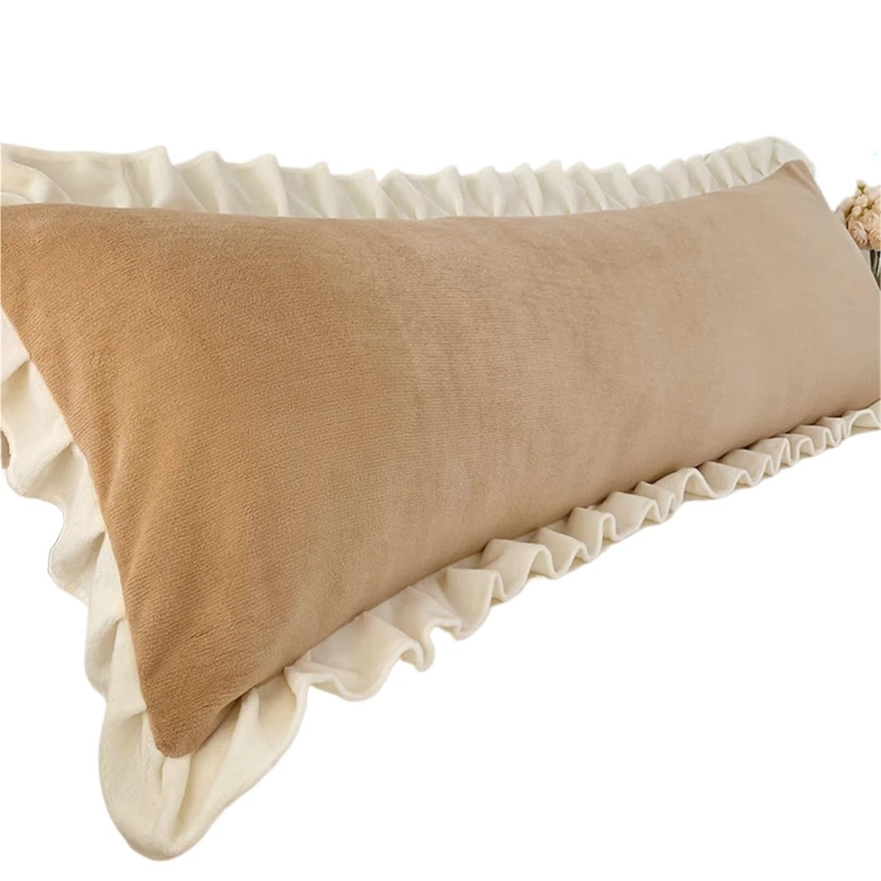 Longueur taie d'oreiller de Couchage Double Polaire Flanelle Chaleur