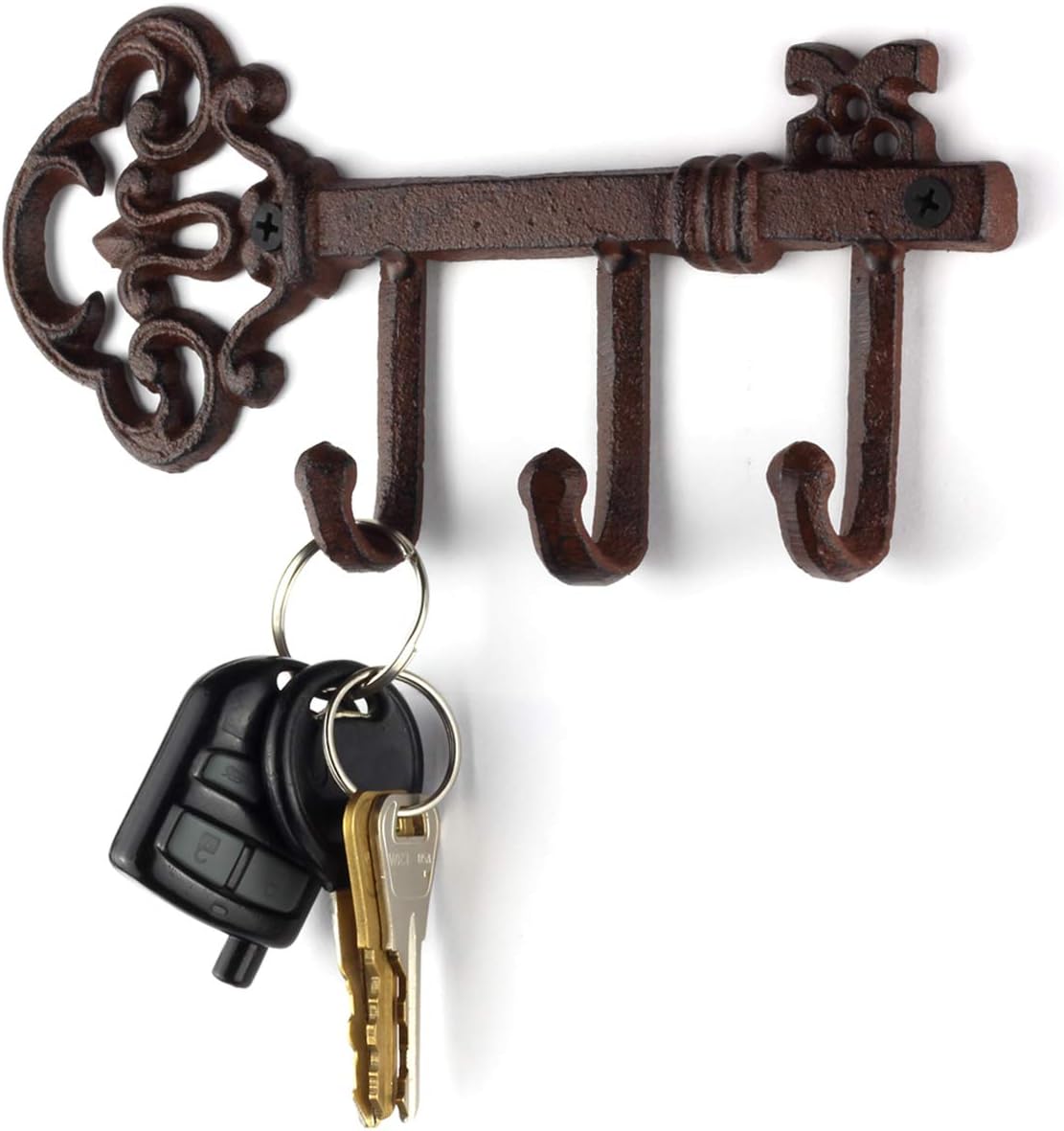 LULIND - Wall Mounted Rustic Key Holder (Vintage Cast Iron)