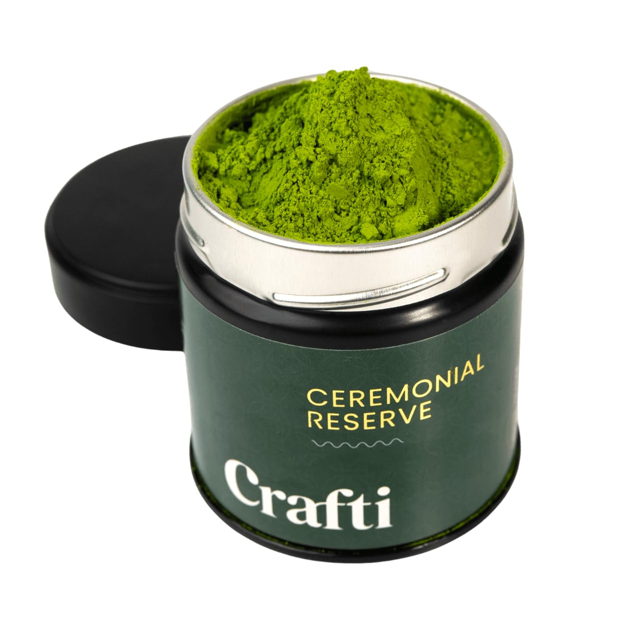 CraftiCeremonial Reserve Organic Matcha Powder (30g/1oz) - Luxury Grade for Tea Ceremony and Usucha (30 Servings)