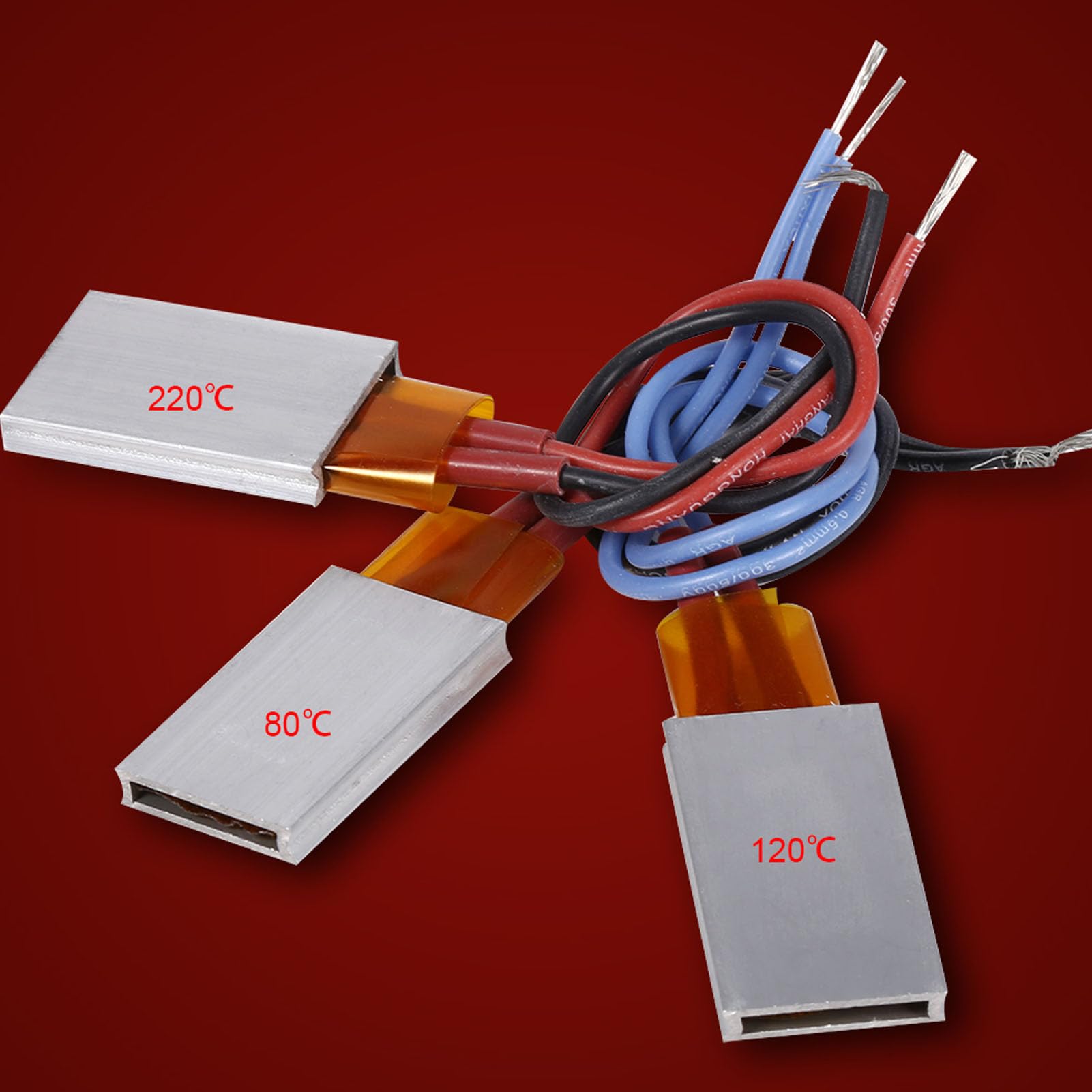 PTC Heizelement 24V 3W-75W - Keramik Heizplatte Mit Aluminiumgehäuse 110°C