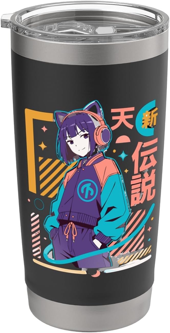 Aesthetic Anime Streetwear Manga Stainless Steel Insulated Tumbler