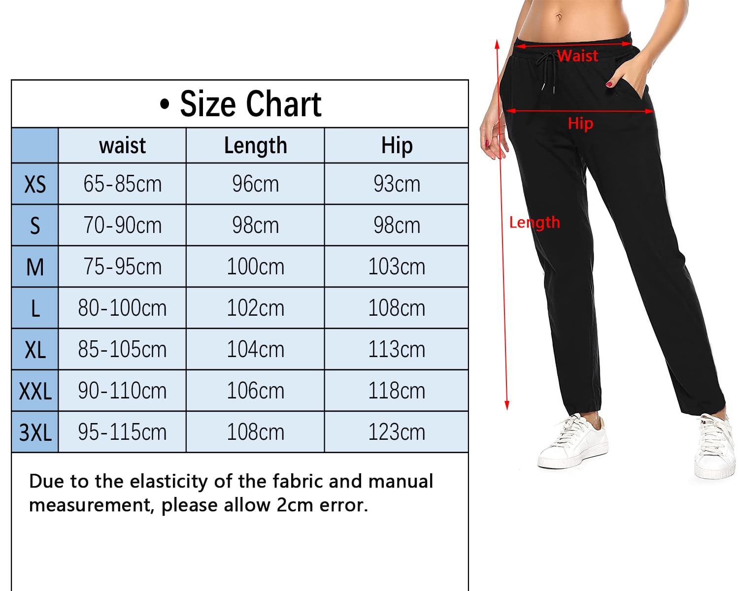 FGFD&OU Pantaloni Donna Cotone Pantaloni Sportivi Joggers Elasticizzato Pantaloni da Tuta Donna per Jogging Fitness Sport Yoga Pantaloni Lunghi per Estivi e Inverno