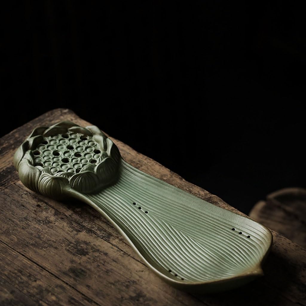 Taca na herbatę glazurowana taca na herbatę kreatywna retro ceramiczna taca sucha stacja do parzenia kawy Kung Fu zestaw do parzenia herbaty taca dekoracja