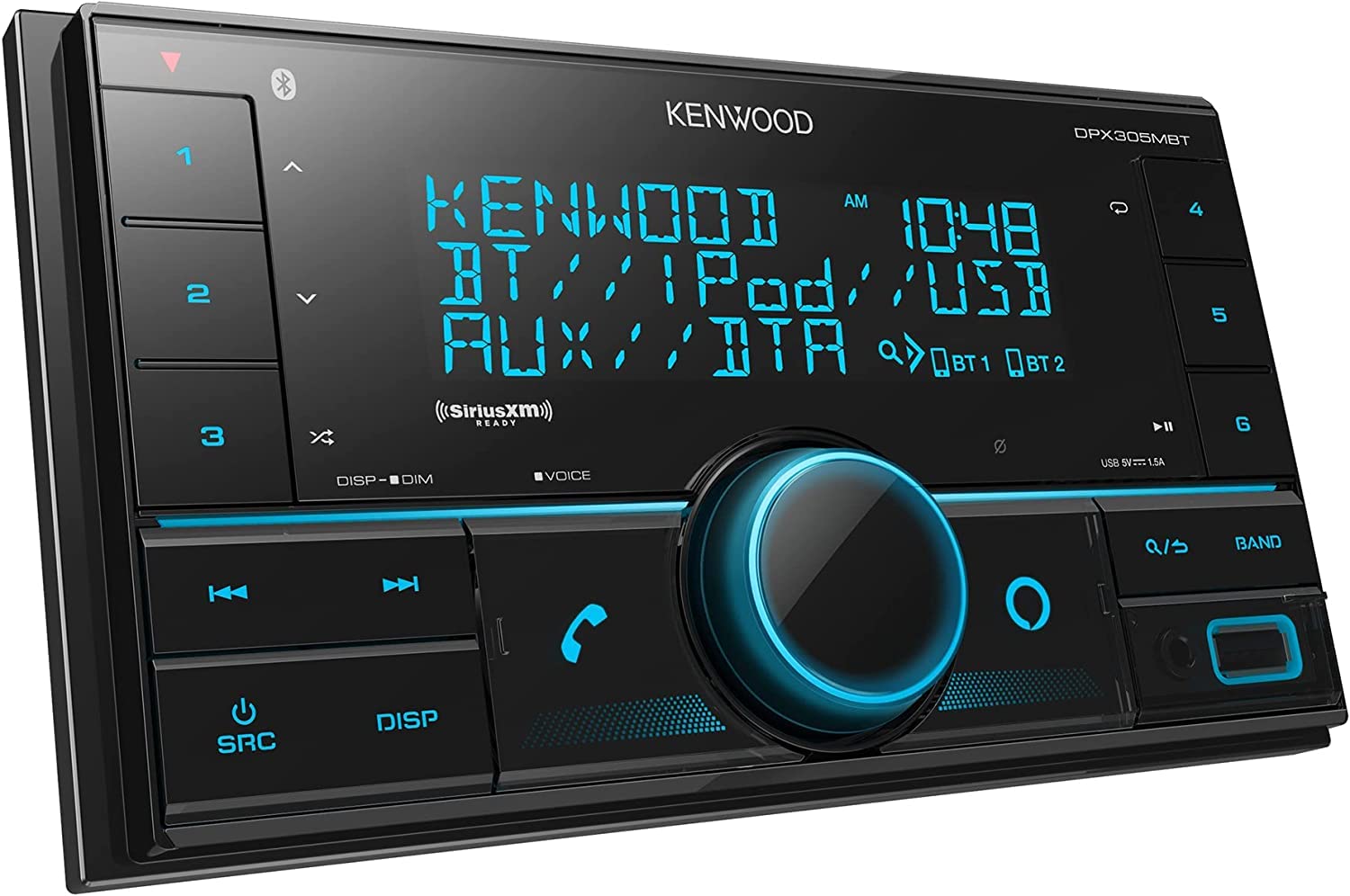 Amazon.com: KENWOOD DPX305MBT Double DIN in-Dash Digital Media