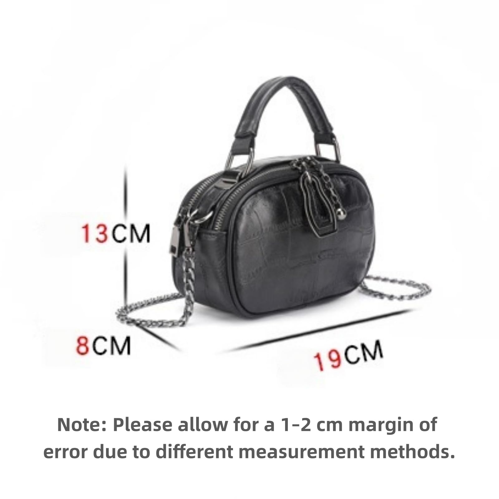 Borsa Donna Donne Piccola In Pu, Maniglia Superiore Catena A Spalla Crossbody Per Il Lavoro Incontri Shopping Viaggi Occasioni Quotidiane