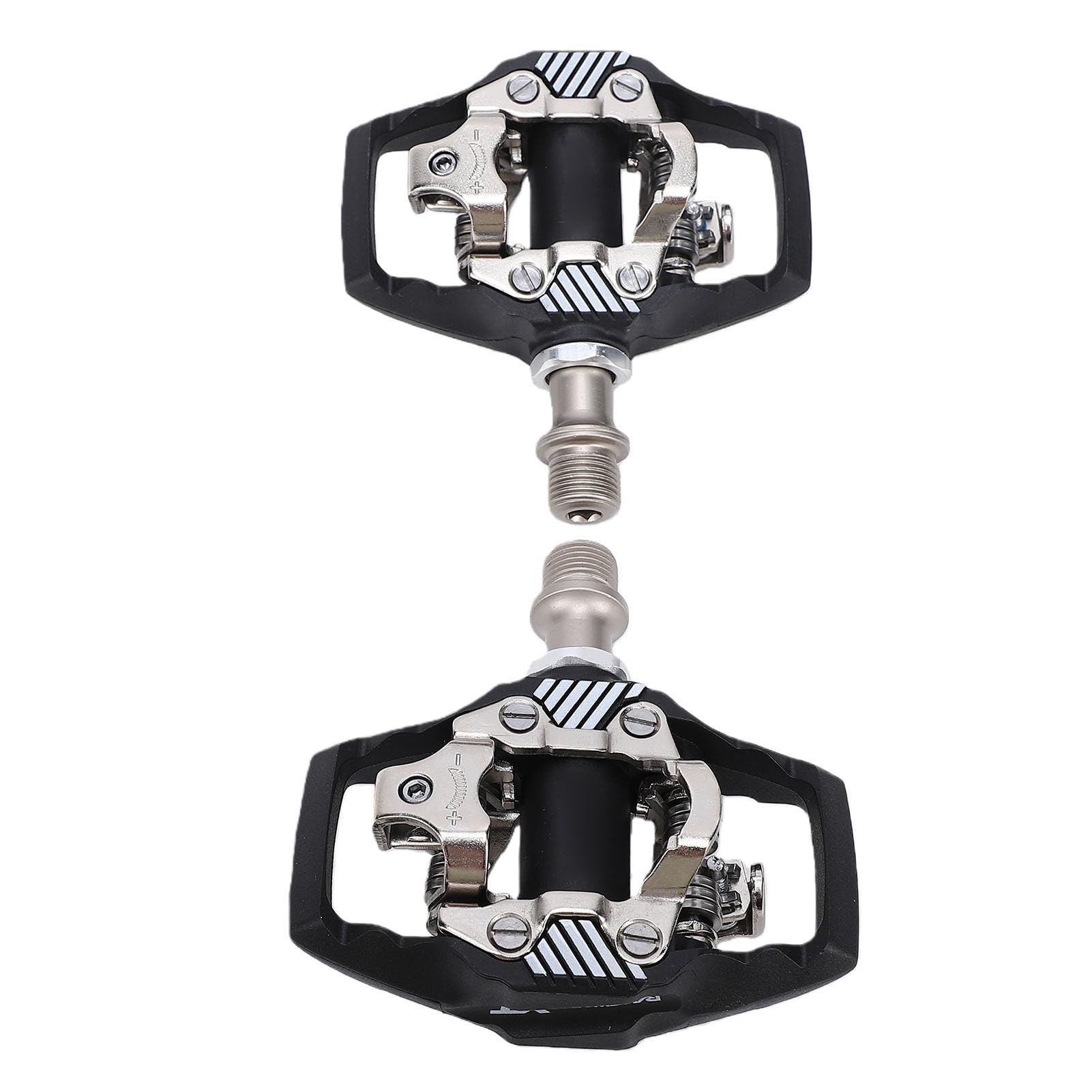 Tbest Pedales de Bicicleta de Montaña, Pedales de Plataforma de Bicicleta de Fibra de Nailon Ligeros con Rodamientos Sellados para, con Tacos para Aventuras Todoterreno