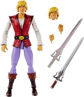 Masters of the Universe: Masterverse Action Figure Prince Adam, MOTURevelations Collectible with 30 Articulations, Sword, Swap Parts