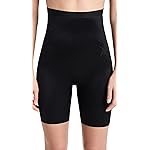 SPANXshape Invisible High-Waisted Mid-Thigh Short, Very Black - Medium