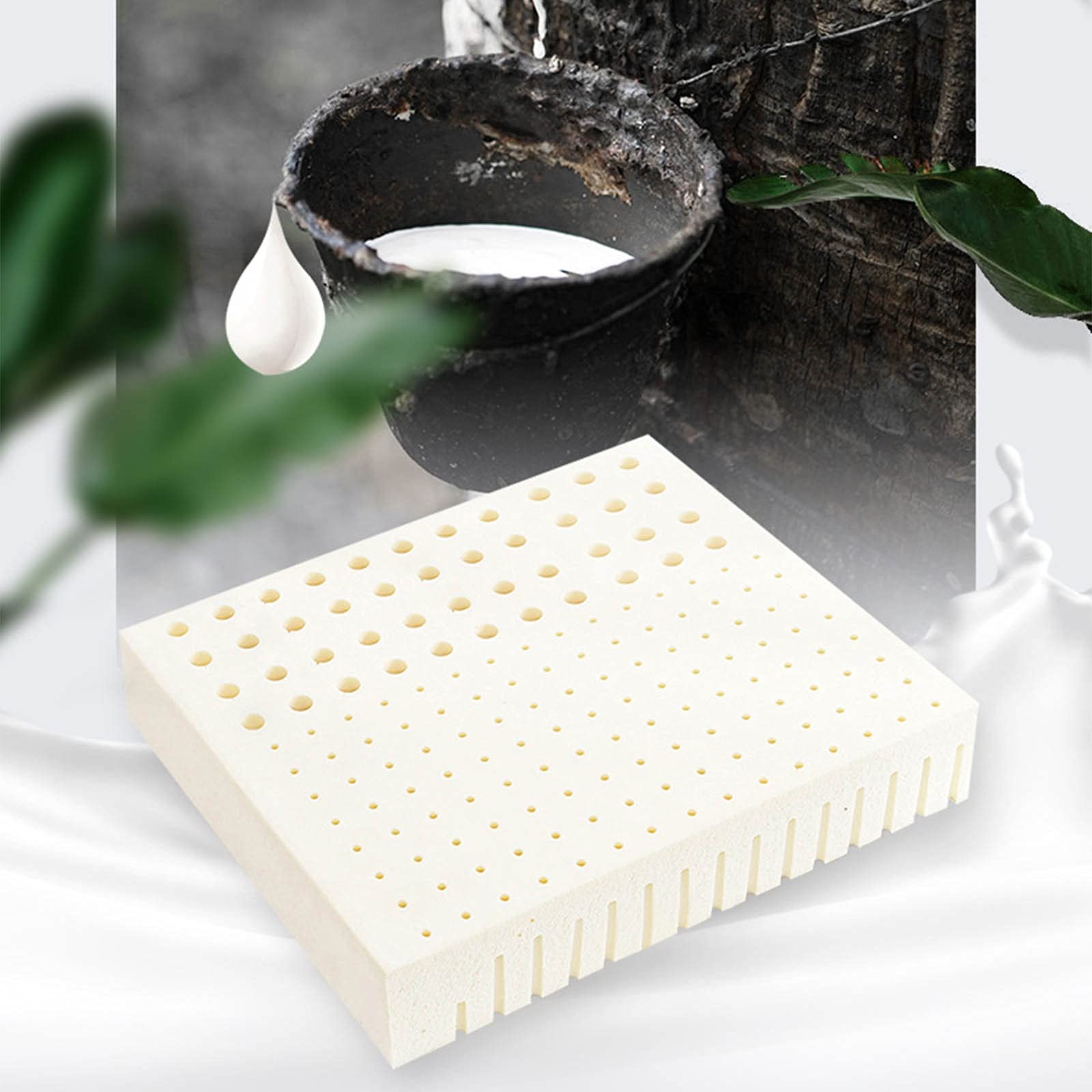 Cojín Antiescaras para Silla de Ruedas, cojín para Silla de látex con diseño de Panal para aliviar el Dolor de Espalda, para Silla de Ruedas de Coche de Oficina en casa
