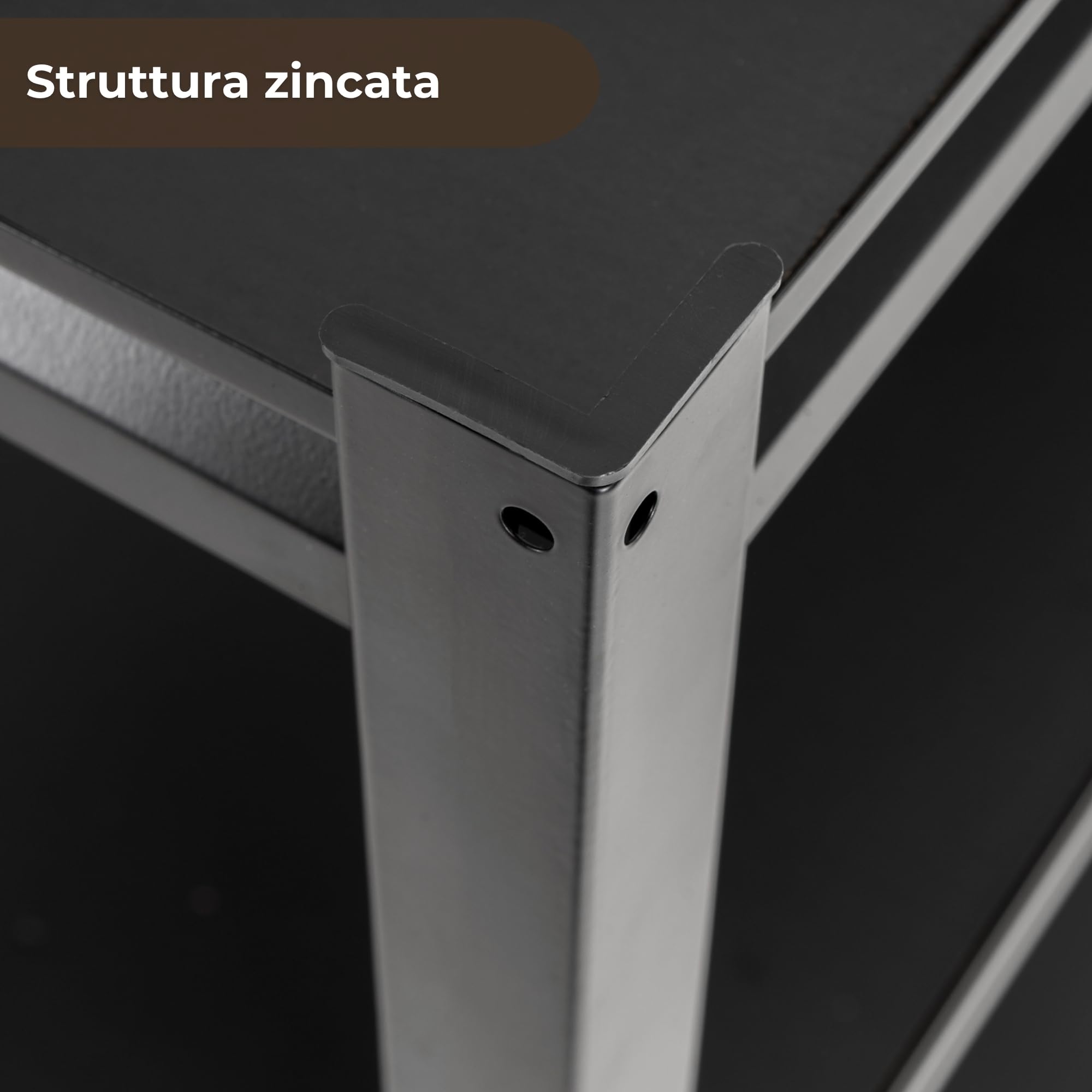 SPRINGOS Scaffalatura per carichi pesanti, 200 x 120 x 40 cm, con 5 ripiani in MDF, portata fino a 750 kg, in metallo zincato, regolabile in altezza, divisibile, per garage, officina, magazzino