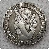 GUOSENLIN Hobo Nickel Coin Sense Beauty 1881-CC Morgan Dollar Coin Commemorative Coin