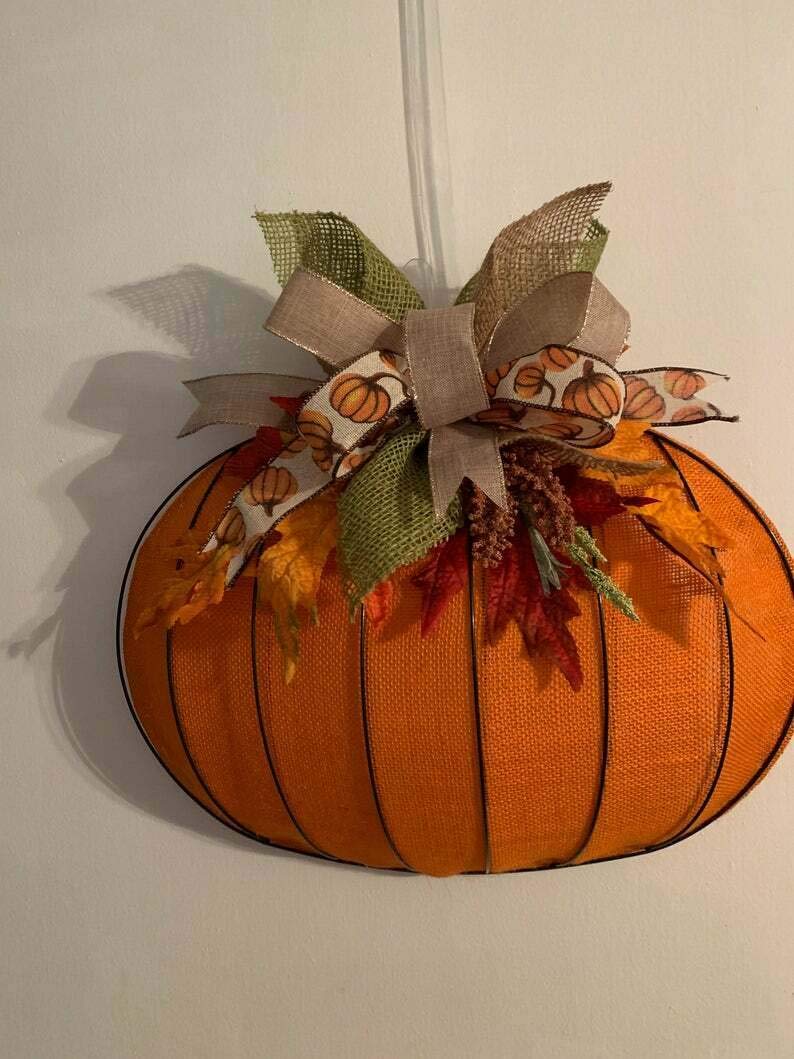 Set Of Pumpkin Shaped 3d Metal Wreath Wire Frames Desertcart